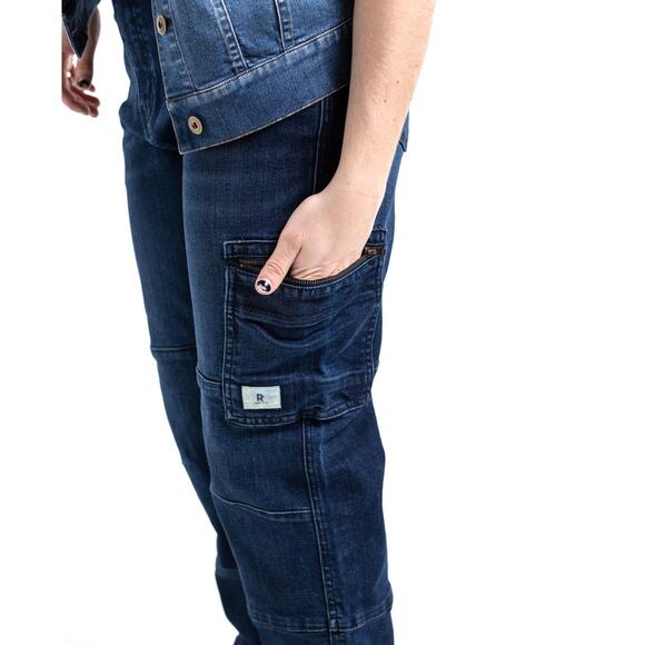 Ripton Co Womens Hiker Jeans - 26 - Indigo - Picture 5 of 8